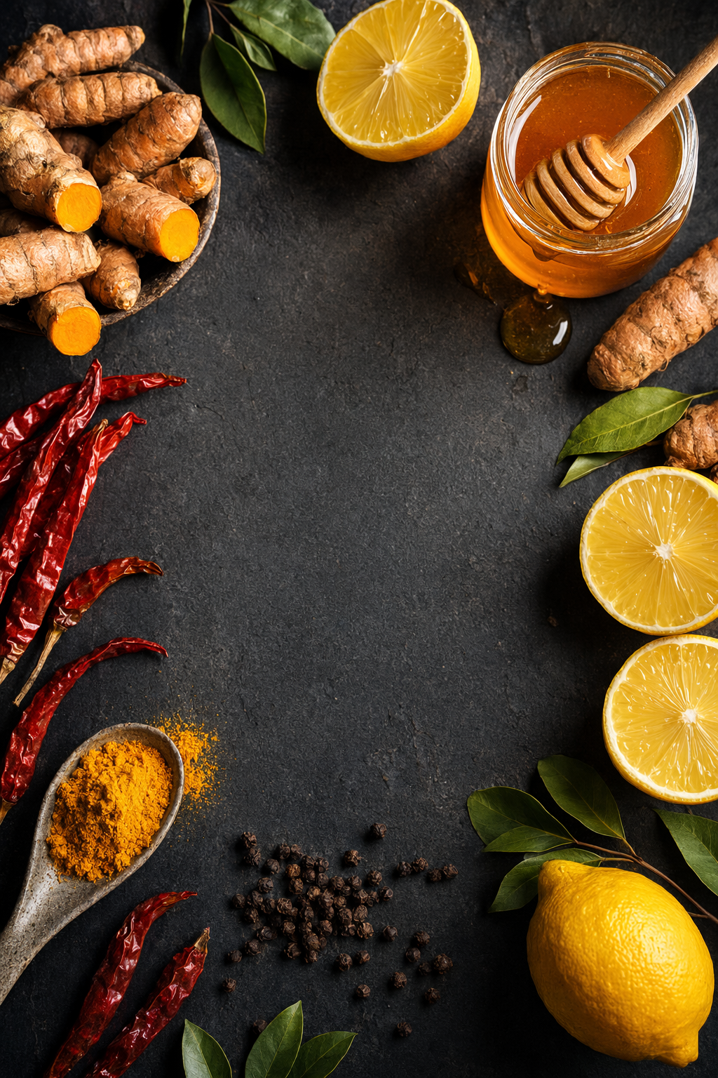 Turmeric and cayenne
